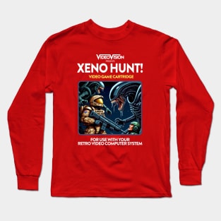 Xeno Hunt 80s Game Long Sleeve T-Shirt